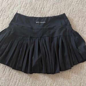 GOLDSHINE Women's Black Mini Skirt